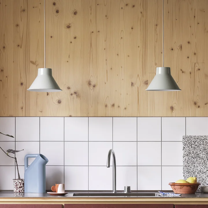 Muuto - Top Pendelleuchte LED, Ø 21 cm, deep red
