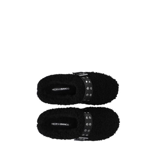 Bianco Varm Flatform Slip In, Black, 41