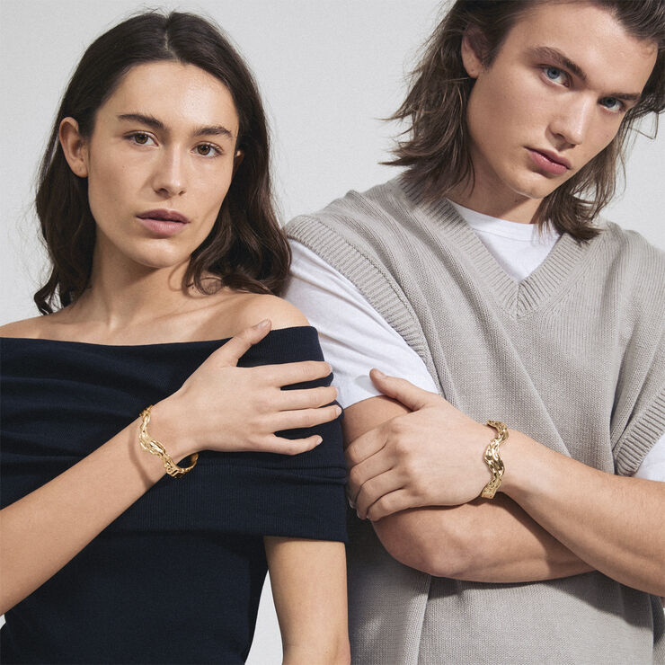 Pilgrim FEEL recycled bracelet gold-plated Guld