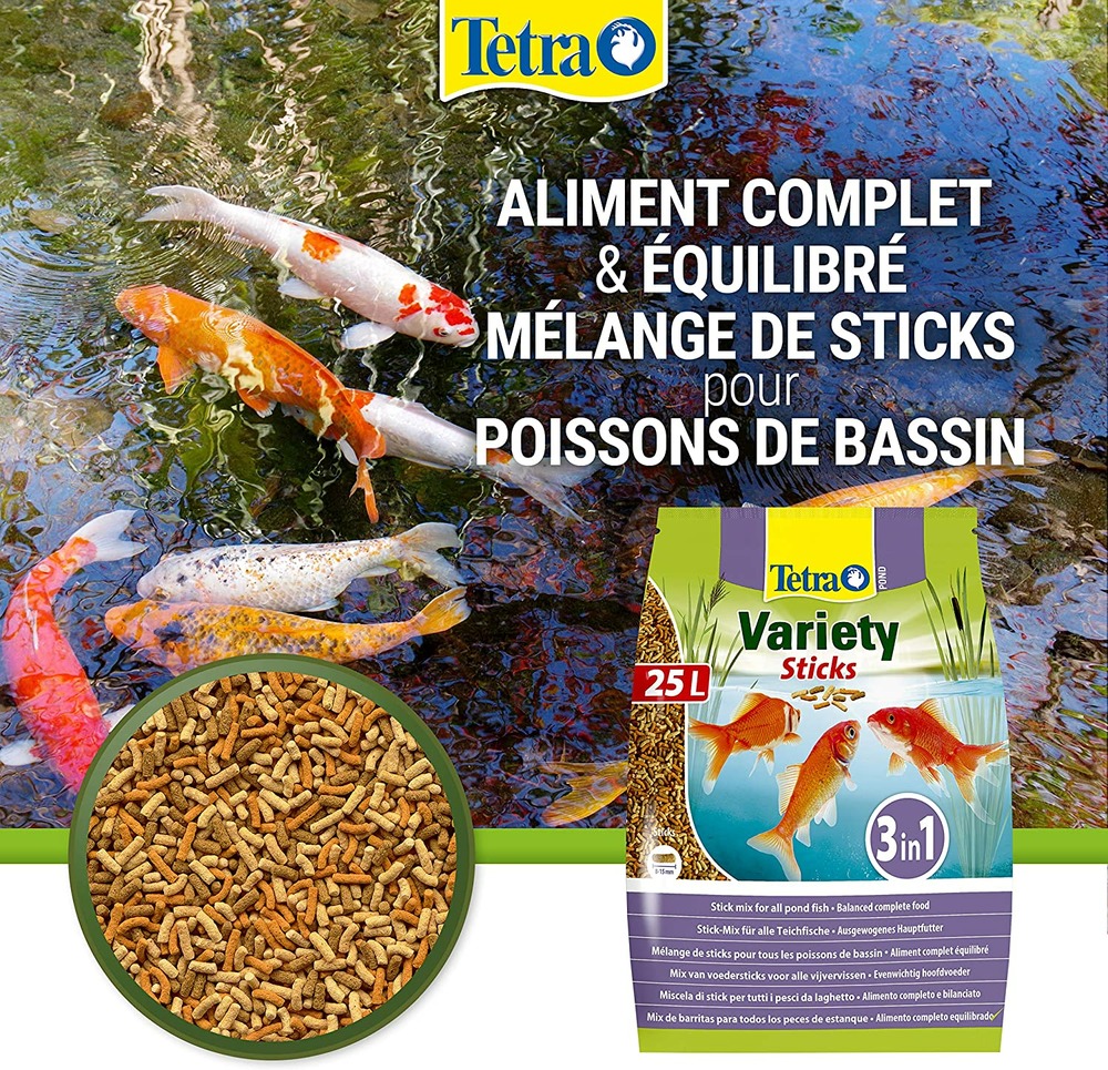 Pond variety sticks mélange complet 25l