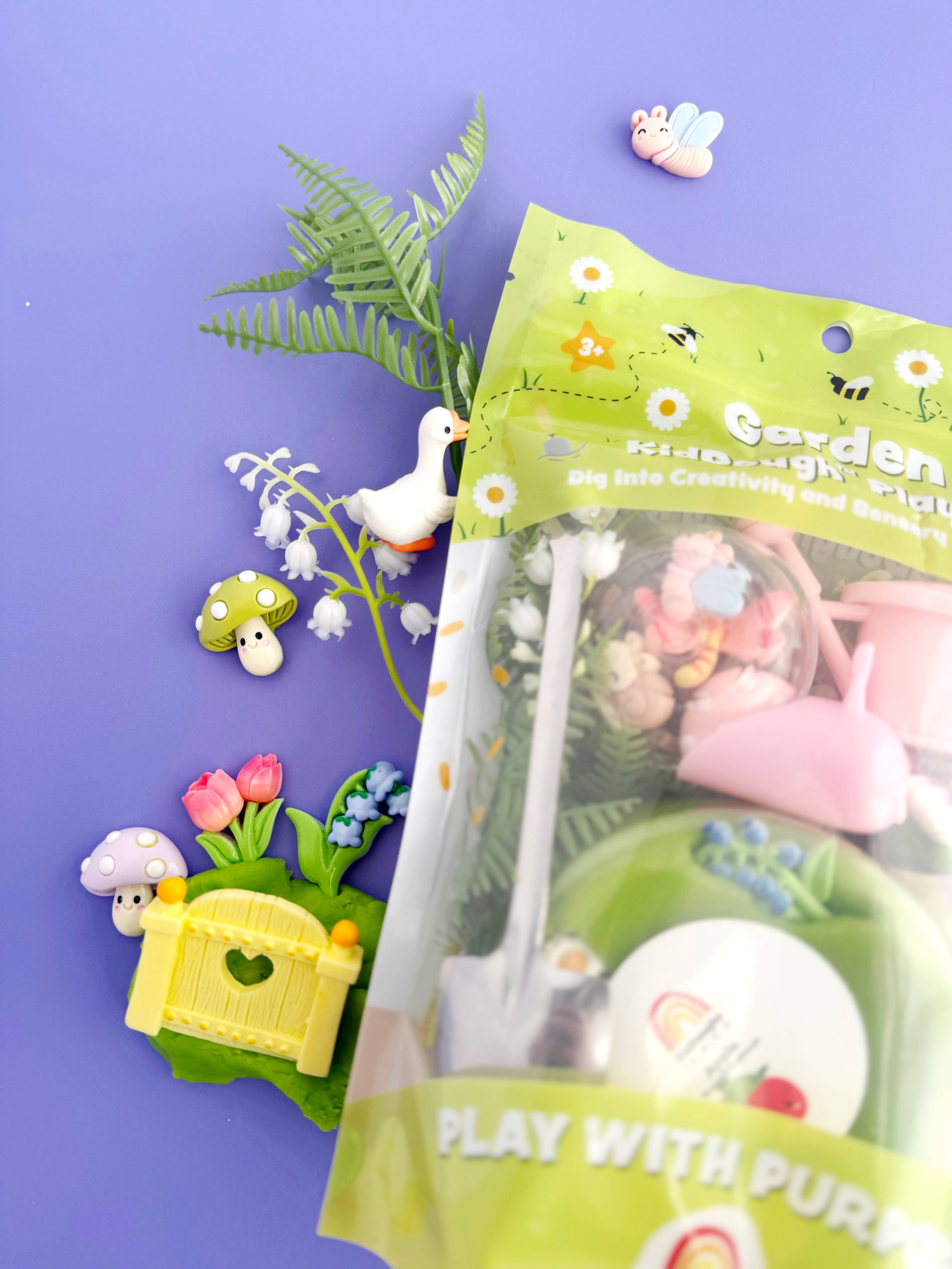 Knete Set Garten