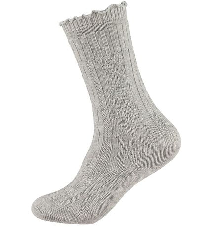 Noa Noa miniature Kn?Strømper - Mini Girl Ducca - Beige/Grey