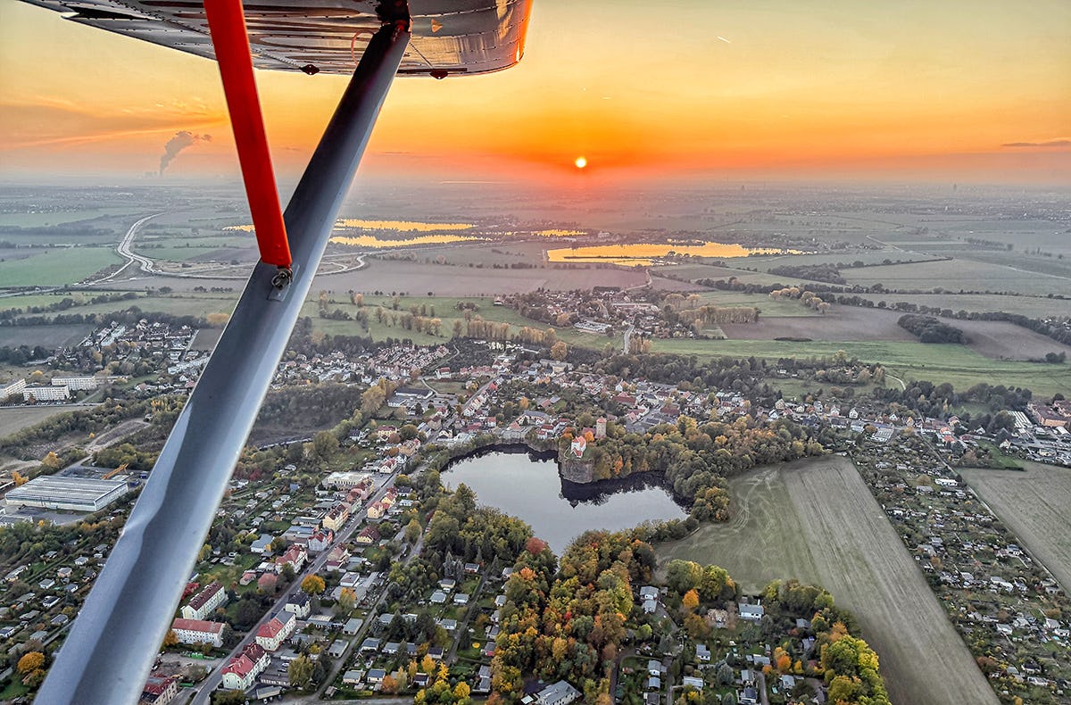 Ultraleichtflugzeug Rundflug Taucha