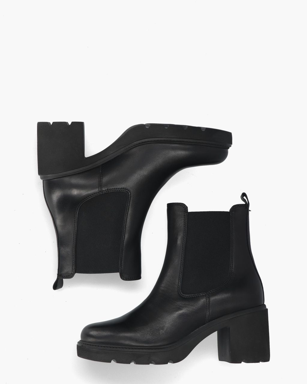 Gioia Yvette Zwart Dames Chelseaboots
