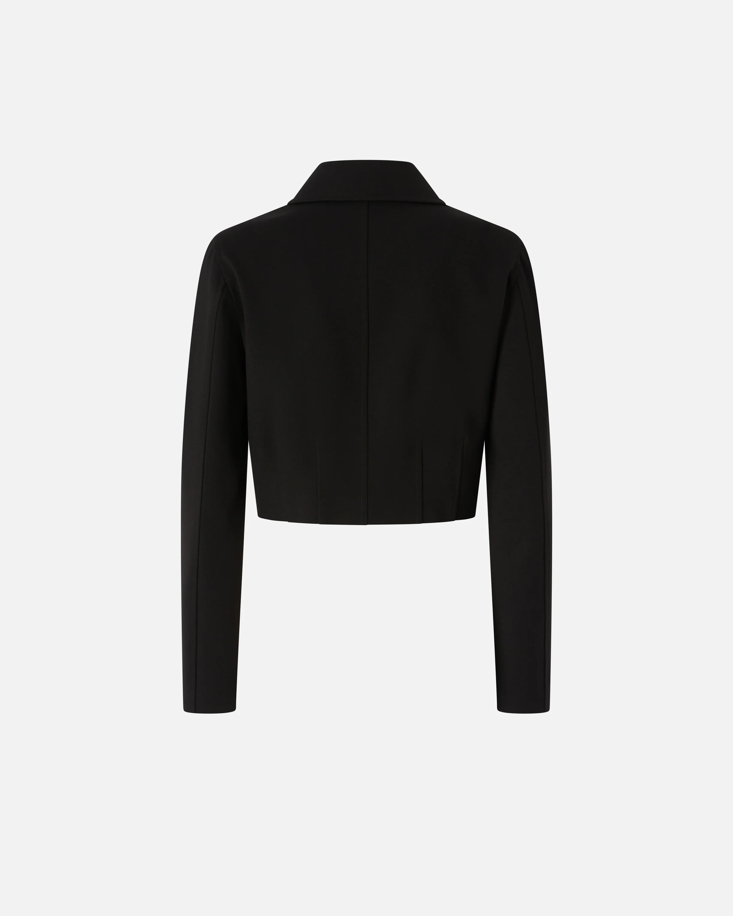 Veste droite courte roma | Noir