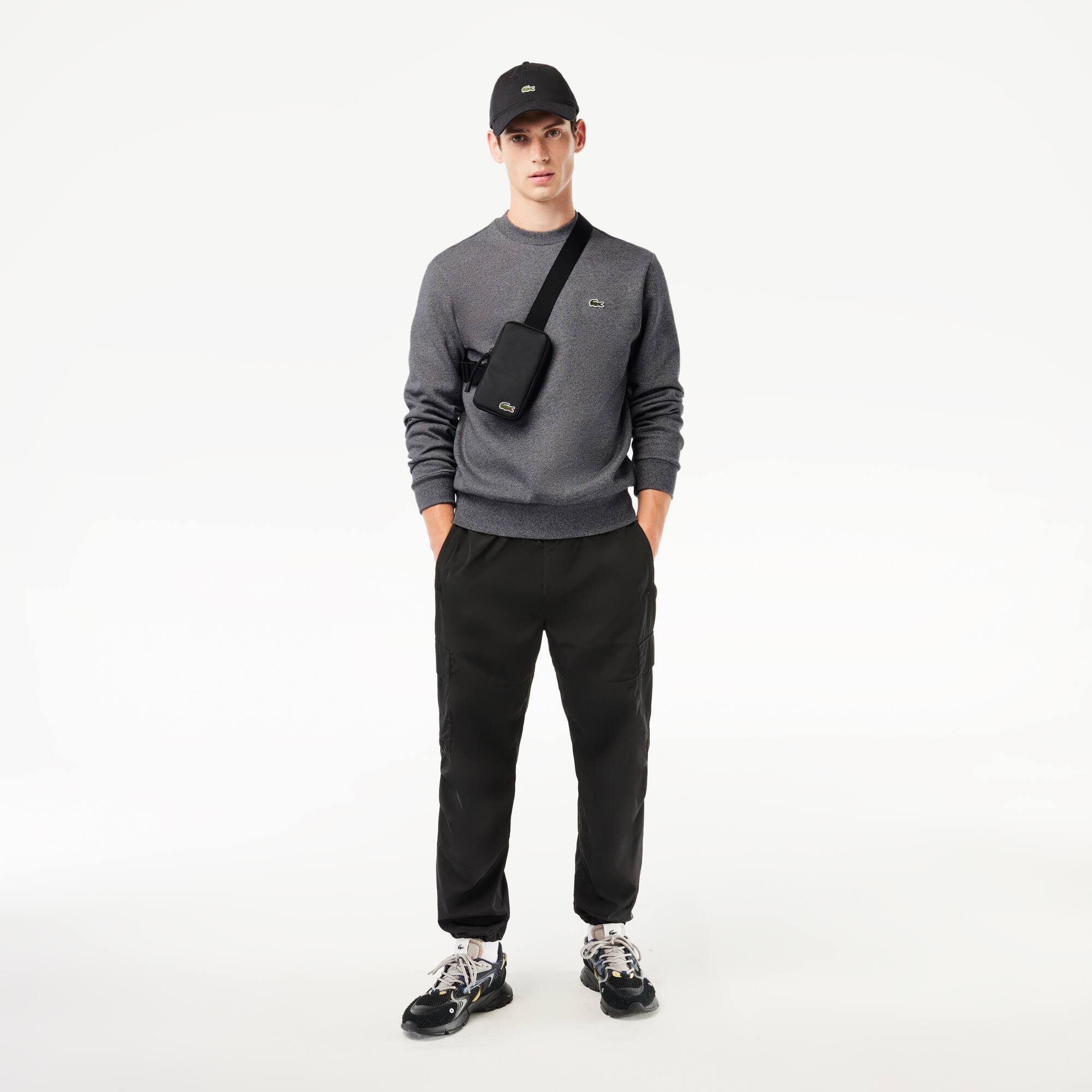 Jogging-Sweatshirt aus aufgerautem Fleece Sweatshirts - Grau - Lacoste - Herren