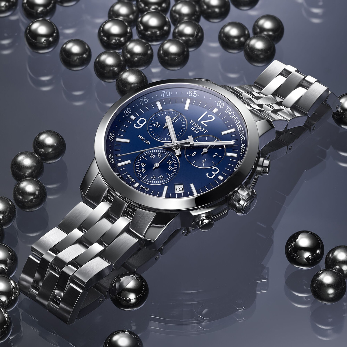 Montre TISSOT T-sport homme bracelet acier inoxydable
