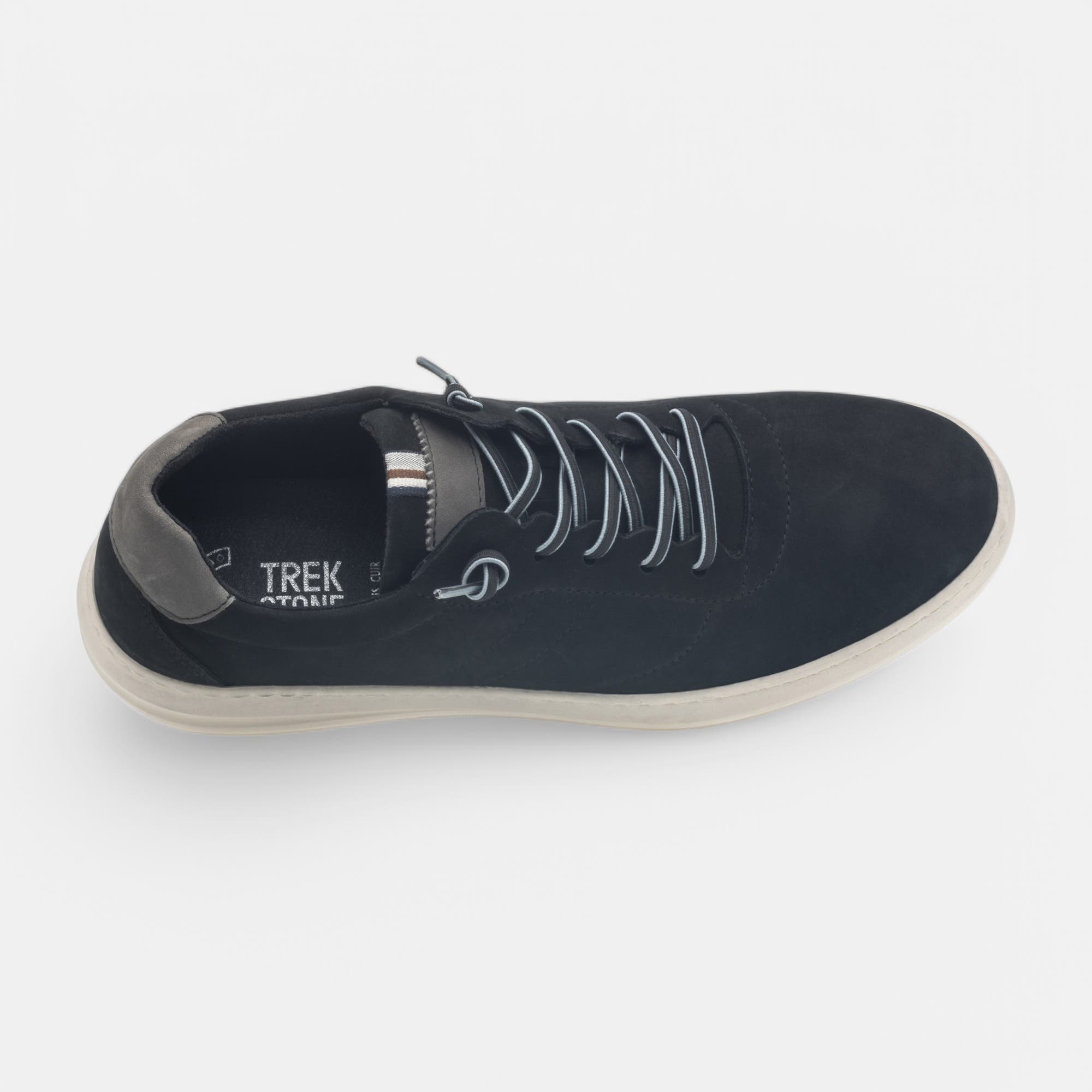 Baskets basses Homme en cuir noir
