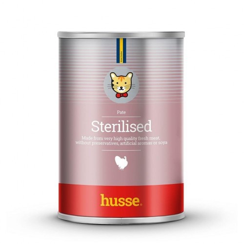 Patê Kalkon Estesilizado Husse para Gatos Sabor Peru