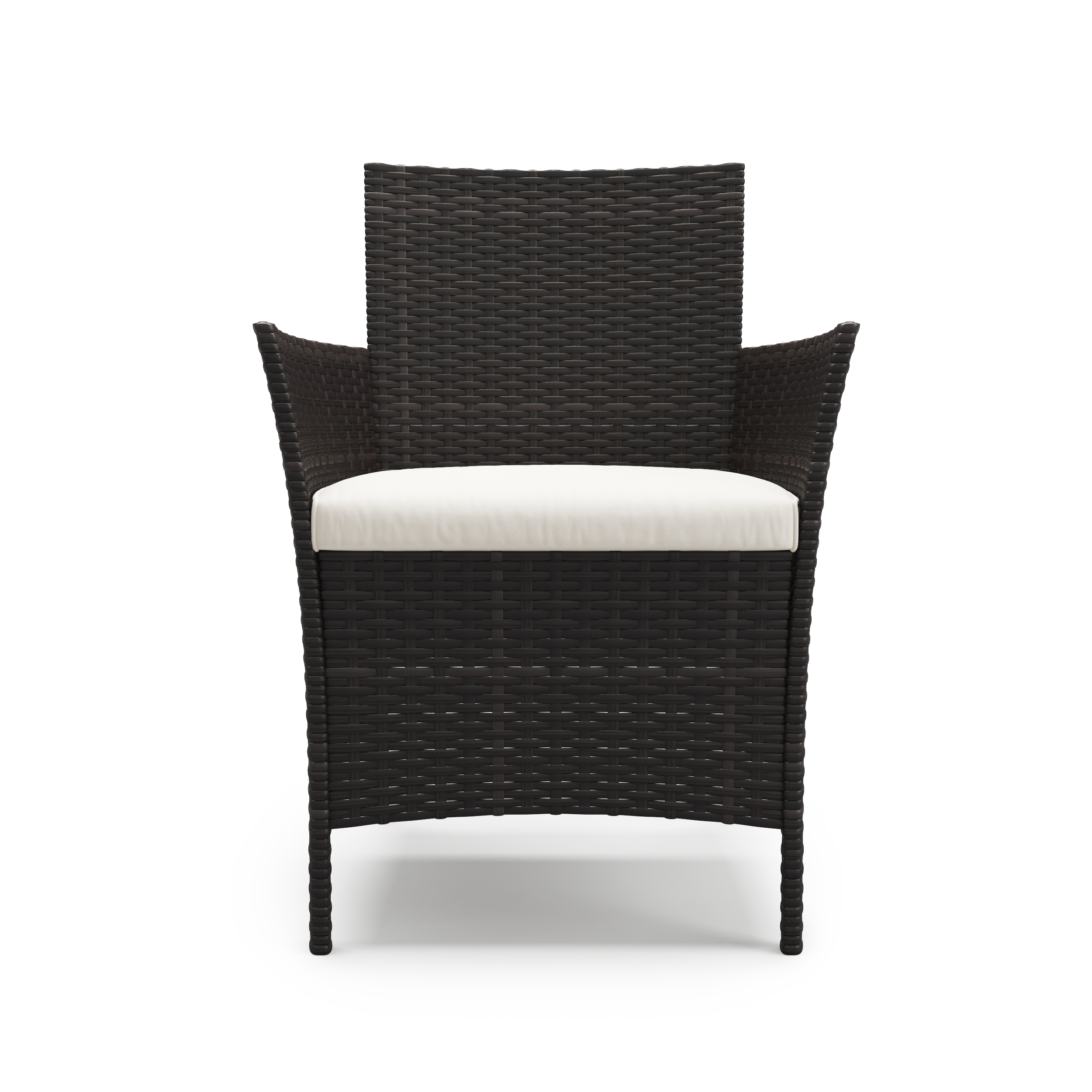 Rattanstühle JASMINA 2er Set braun