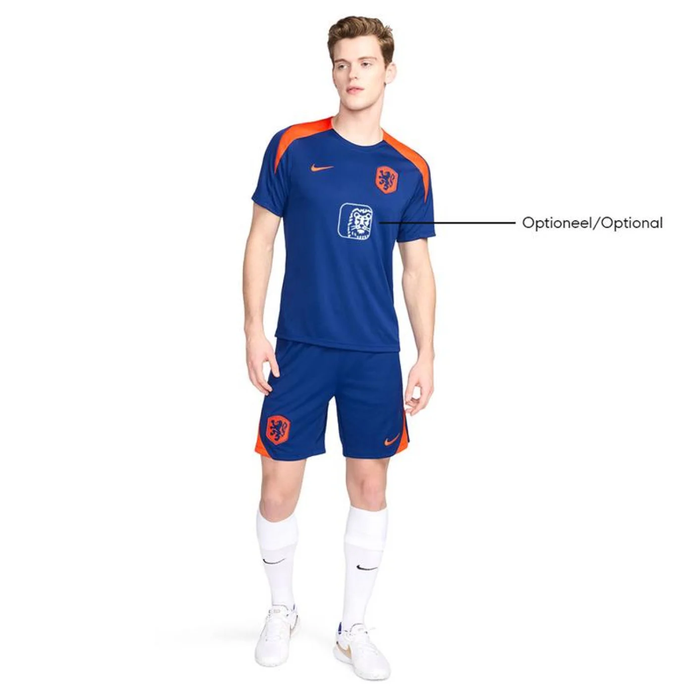 Nike Nederland Strike Trainingsset 2024-2026 Blauw Oranje