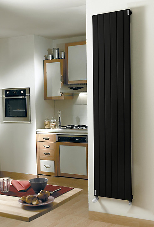 Radiateur eau chaude Acova Lina vertical noir 942W