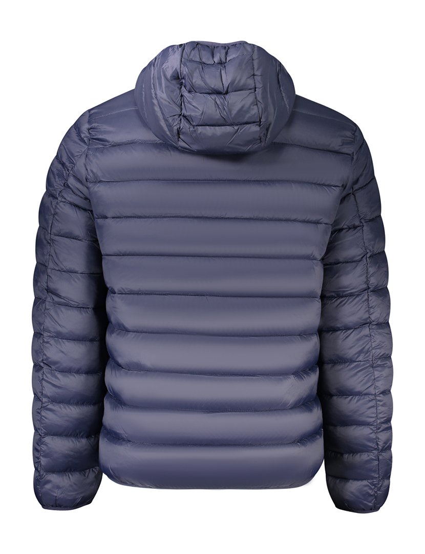 Men's Blue Hooded Jacket