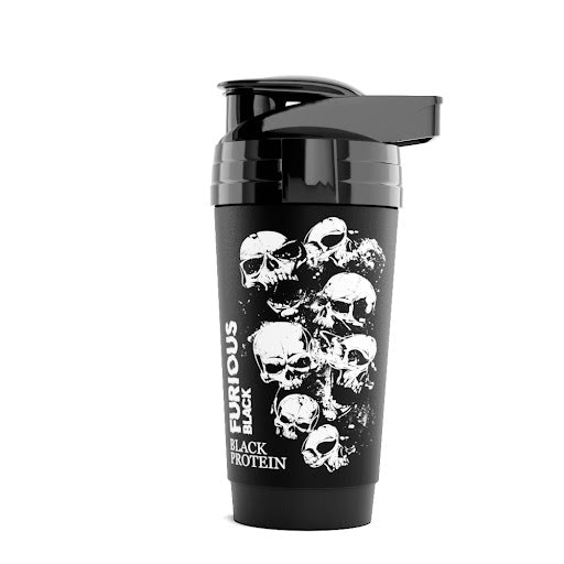 BLACK-PROTEIN Shaker FURIOUS BLACK Noir 700 mL