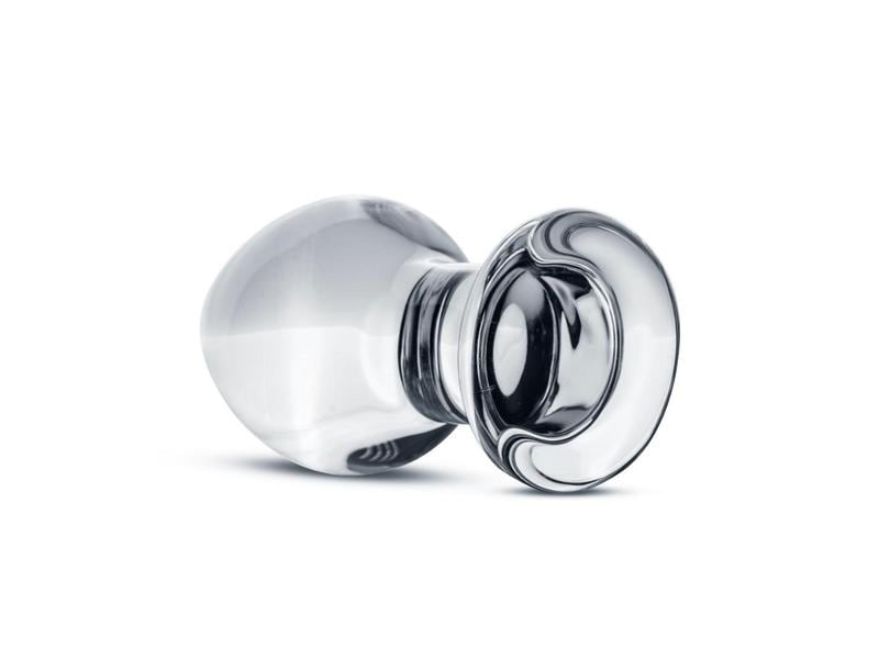 Glass Glass Butt Plug No. 26 Verführerisch geformter, transparenter Buttplug aus Glas