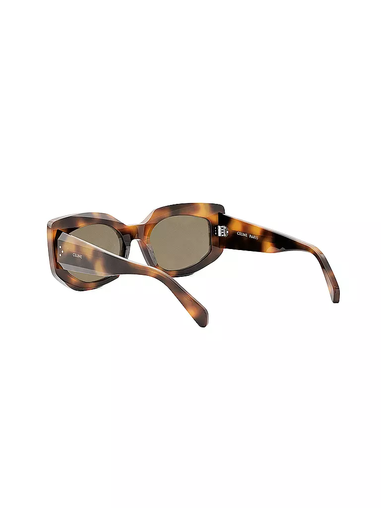 CELINE CELINE 3 Dots Havana Butterfly Sonnenbrille braun
