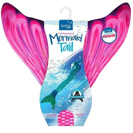 Fin Fun Meerjungfrau Flosse Größe M / 44 - 46, für Erwachsene, Malibu Pink