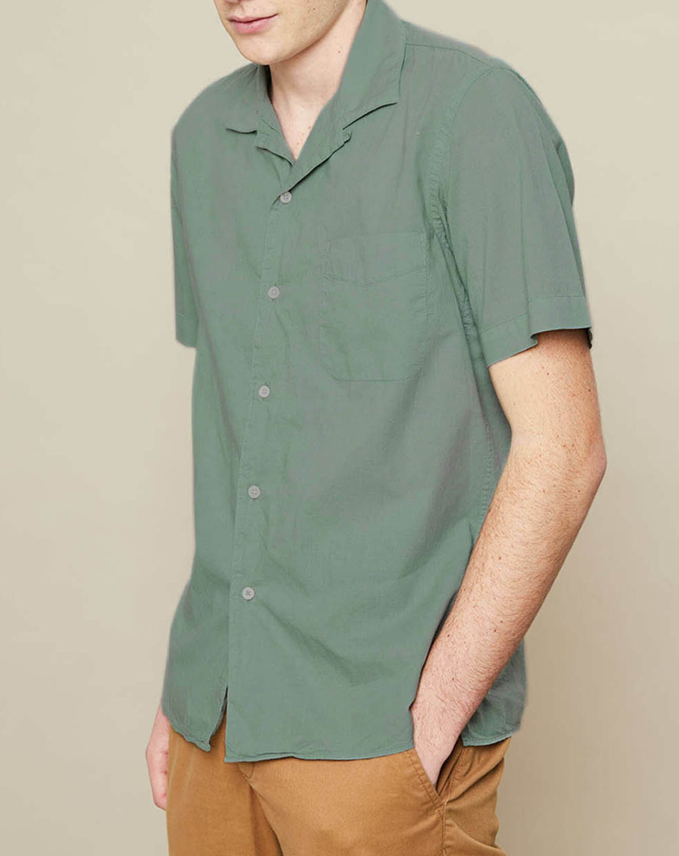 Hartford Chemise slim Slam Pat sage