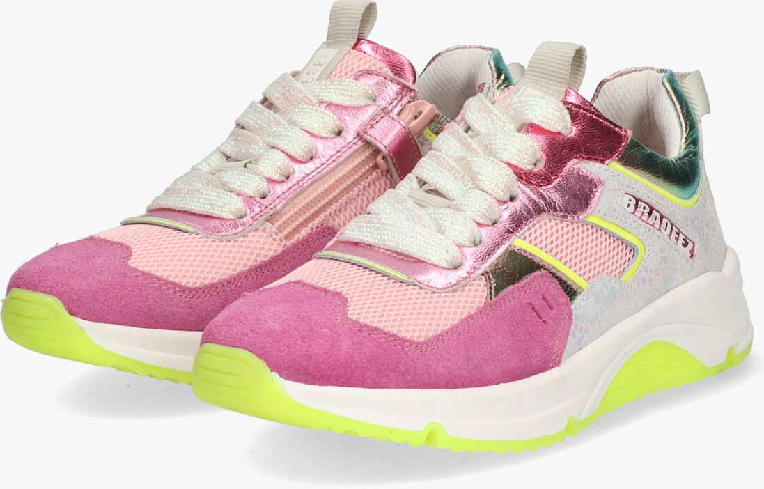 BRAQEEZ roze braqeez lage sneakers francis flow