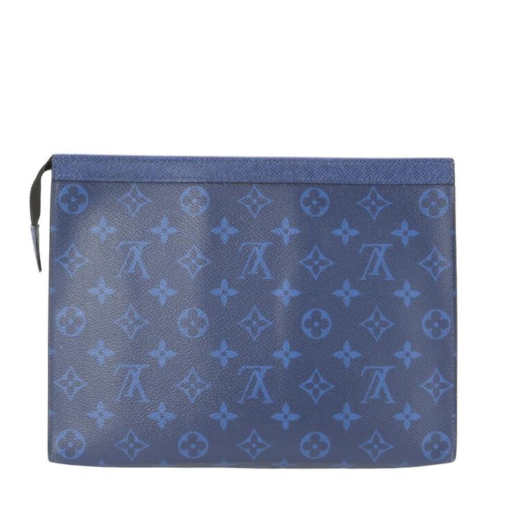 Louis Vuitton Vintage Louis Vuitton Pouch Blue