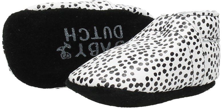 Baby Dutch Babyslof Dots gebroken wit
