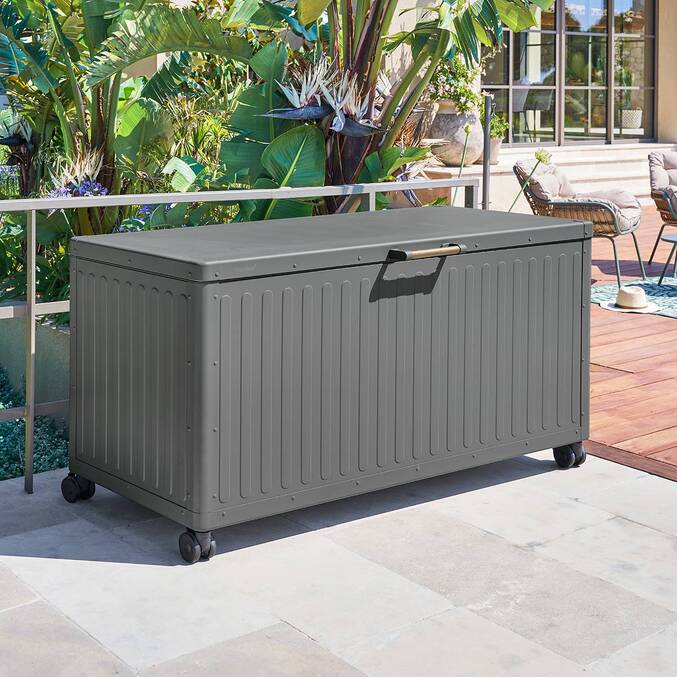 Coffre de rangement EDENIO Graphite
