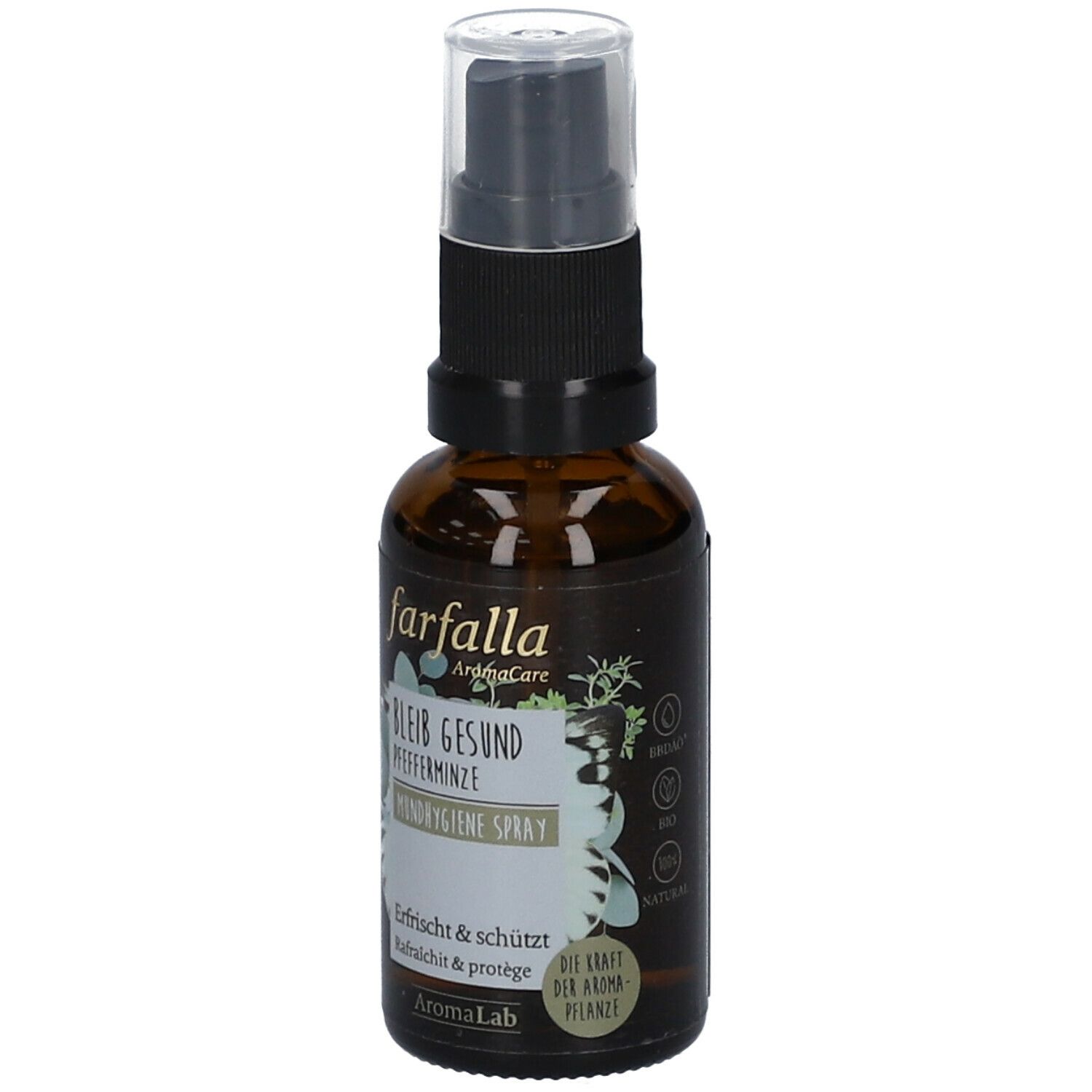 farfalla BLEIB GESUND PFEFFERMINZE MUNDHYGIENE SPRAY