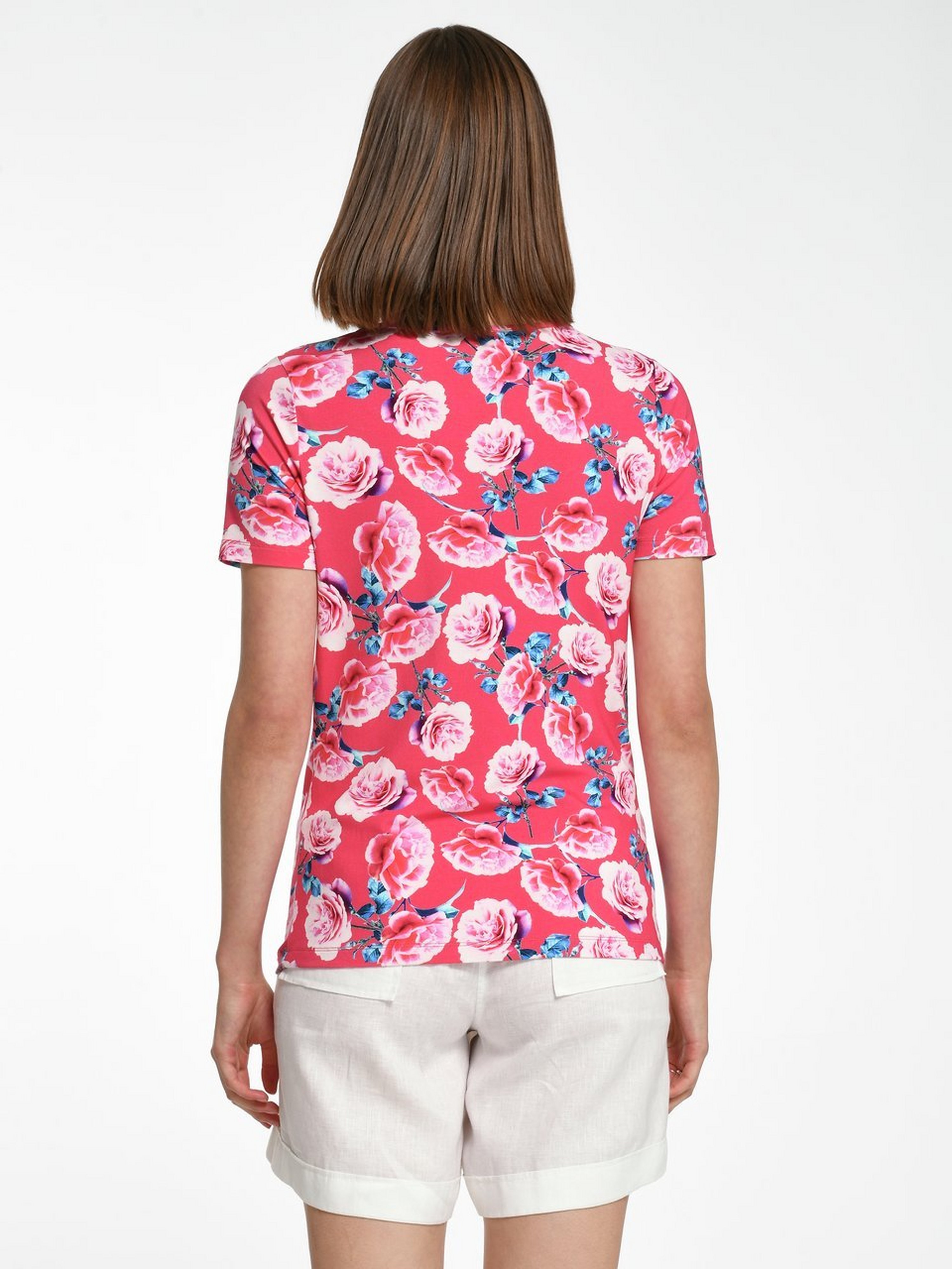 Rundhals-Shirt mit 1/2-Arm