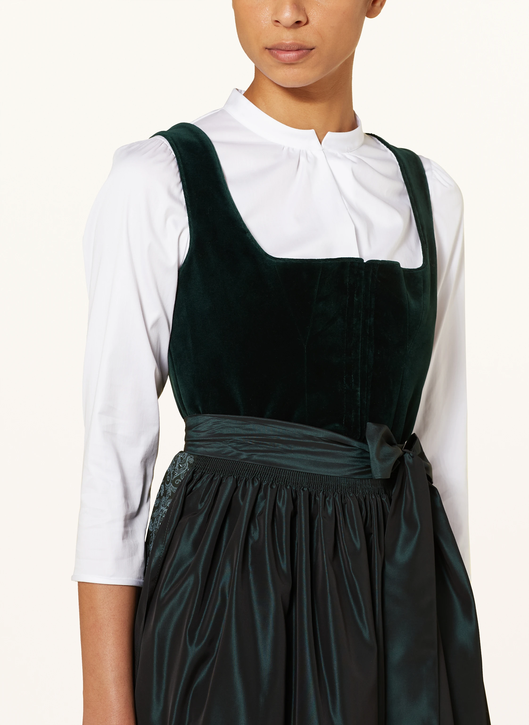 Johann & Johanna Dirndlbluse mit 3/4-Ärmel