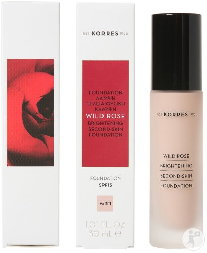Korres Make Up Wild Rose Fond De Teint WRF1 IP15 Flacon 30ml