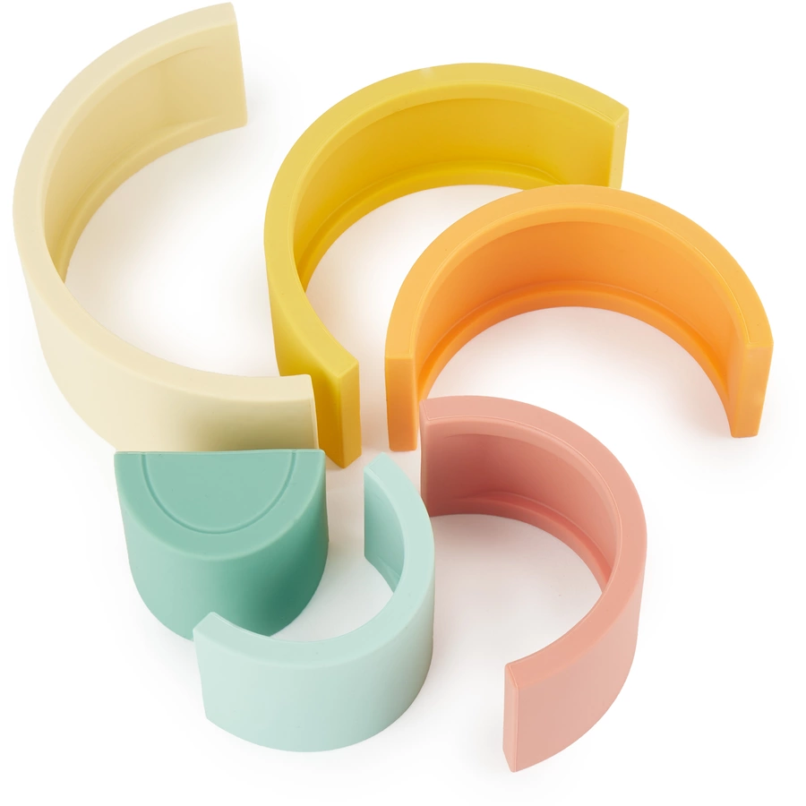 bieco Silikon Regenbogen Tropical Vibes