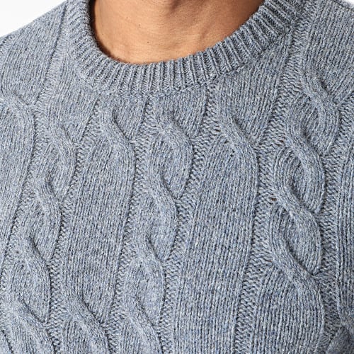 Pull Bleu Marine Chiné