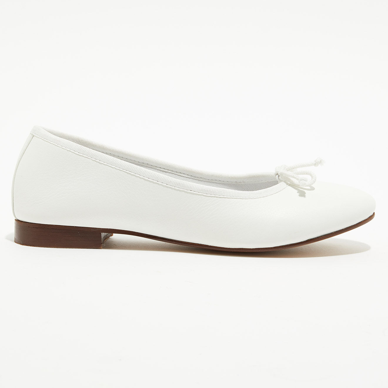 Quartier Latin Ballerines en Cuir Jeanne blanches