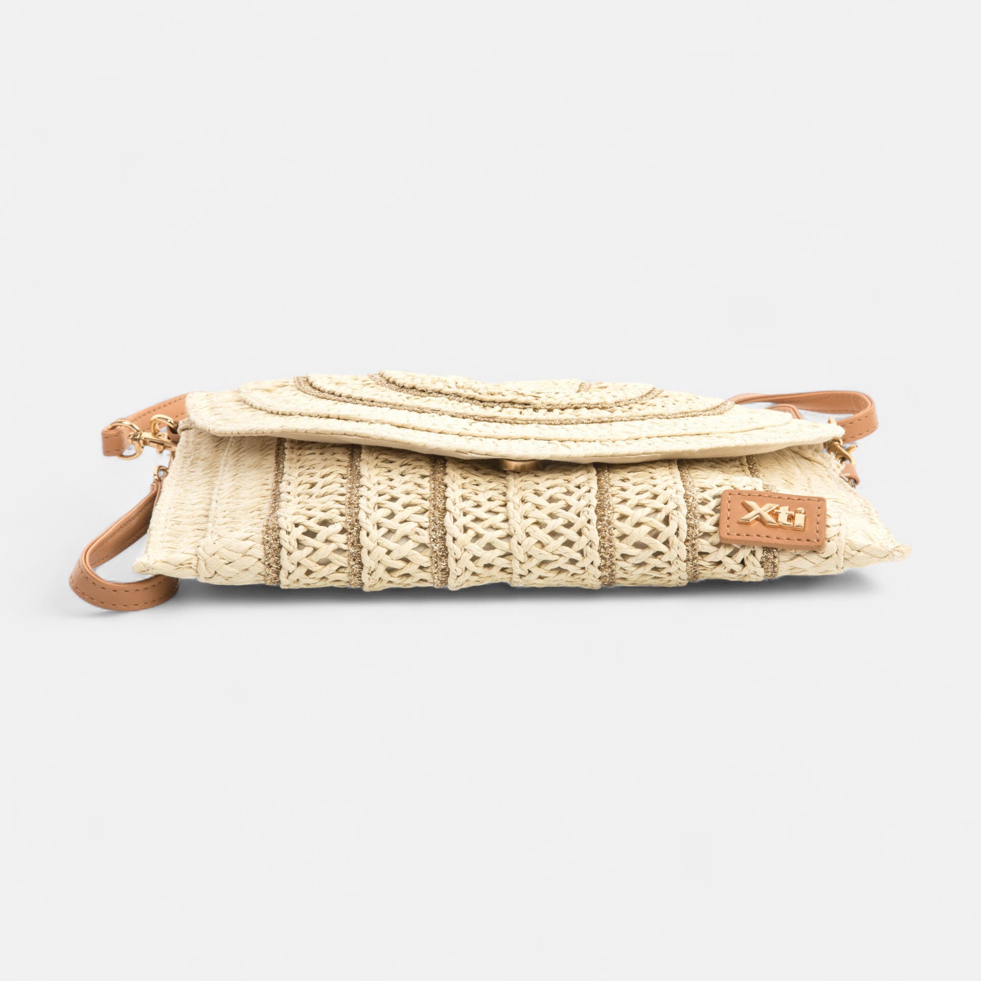Sac bandoulière beige