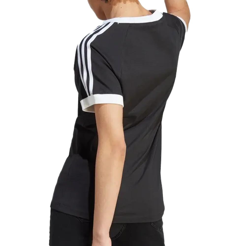 Adidas T-shirt Noir Femme Adidas 3 S Slim