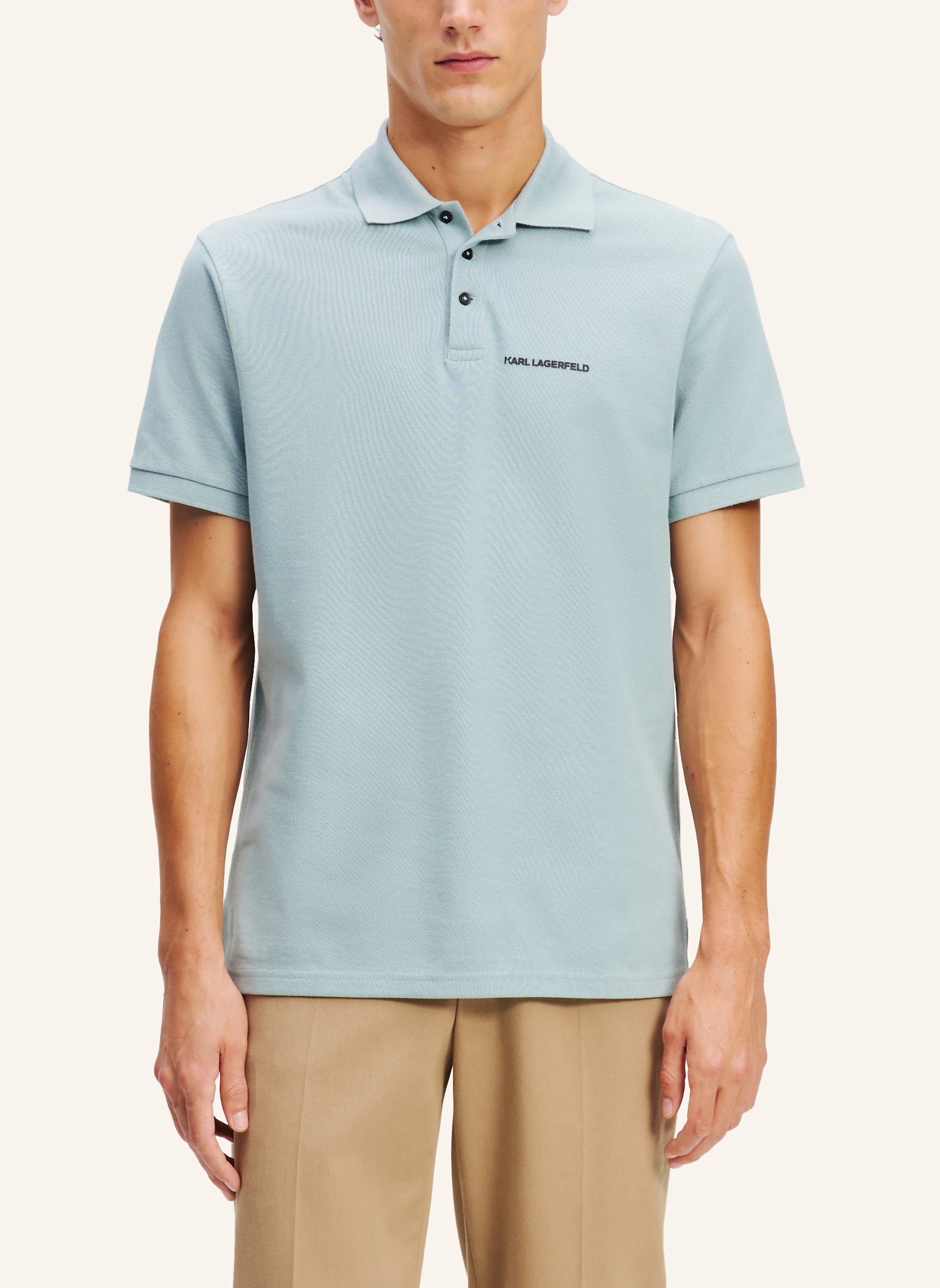 KARL LAGERFELD POLOSHIRT MIT KARL-LOGO