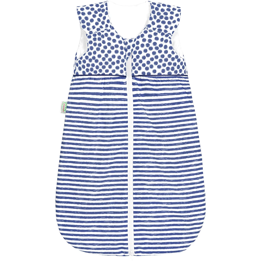odenwälder Schlafsack Anni light stripes light denim 70 cm - 130 cm