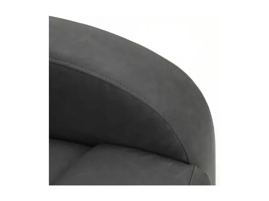 Fauteuil relax ERA relevable manuellement matière PU couleur noir, un fauteuil d'exception