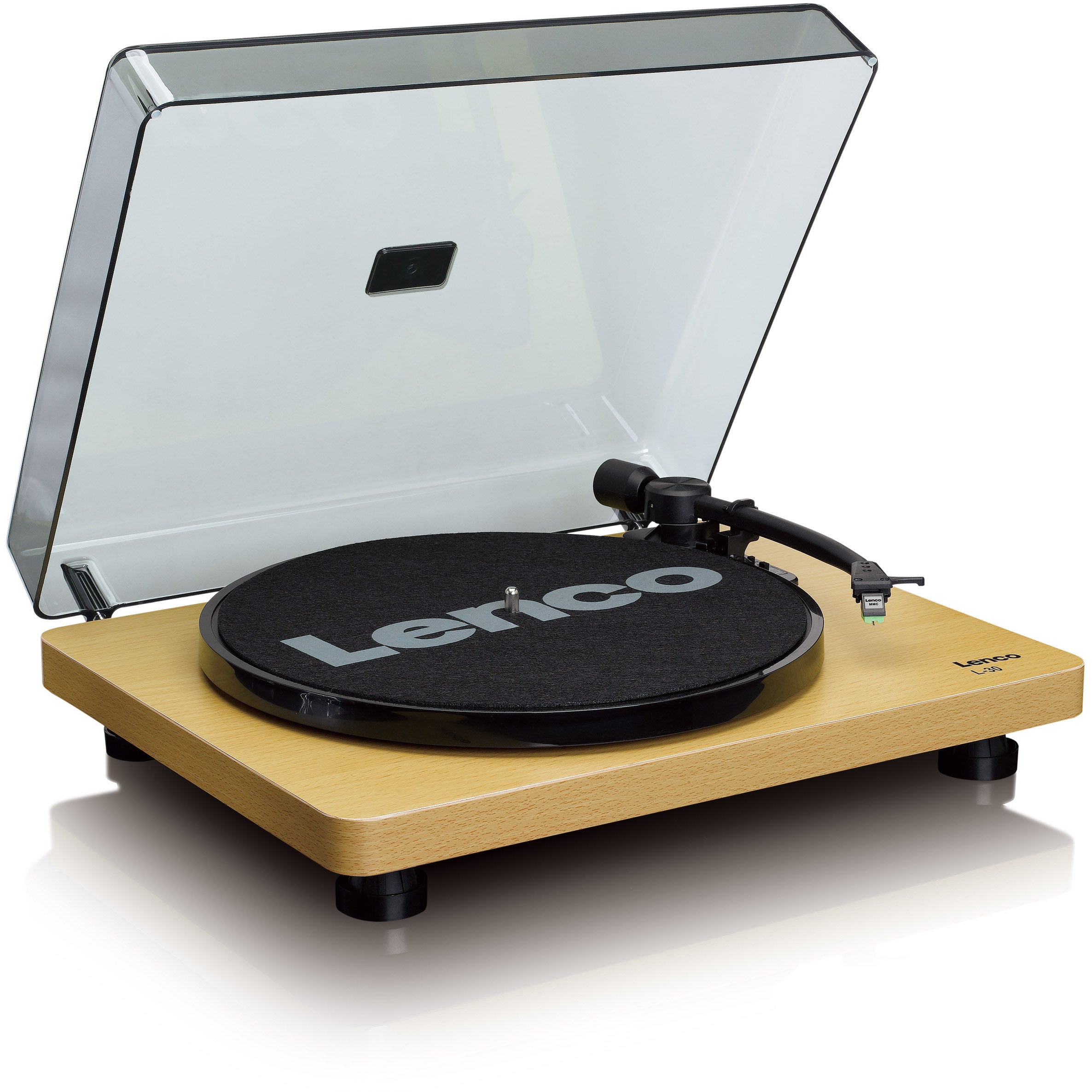 Lenco L-30 Wood USB platenspeler