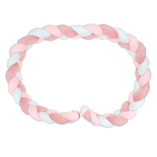 Coussin tresse   Rose        200 cm   de               Babycalin