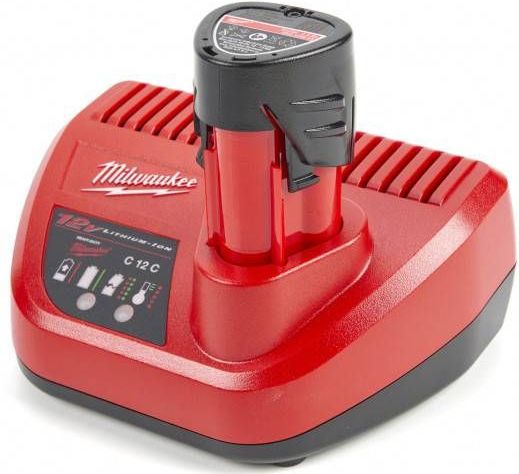 MILW schroefboormachine (accu), nom. 12V, accucapaciteit 2Ah