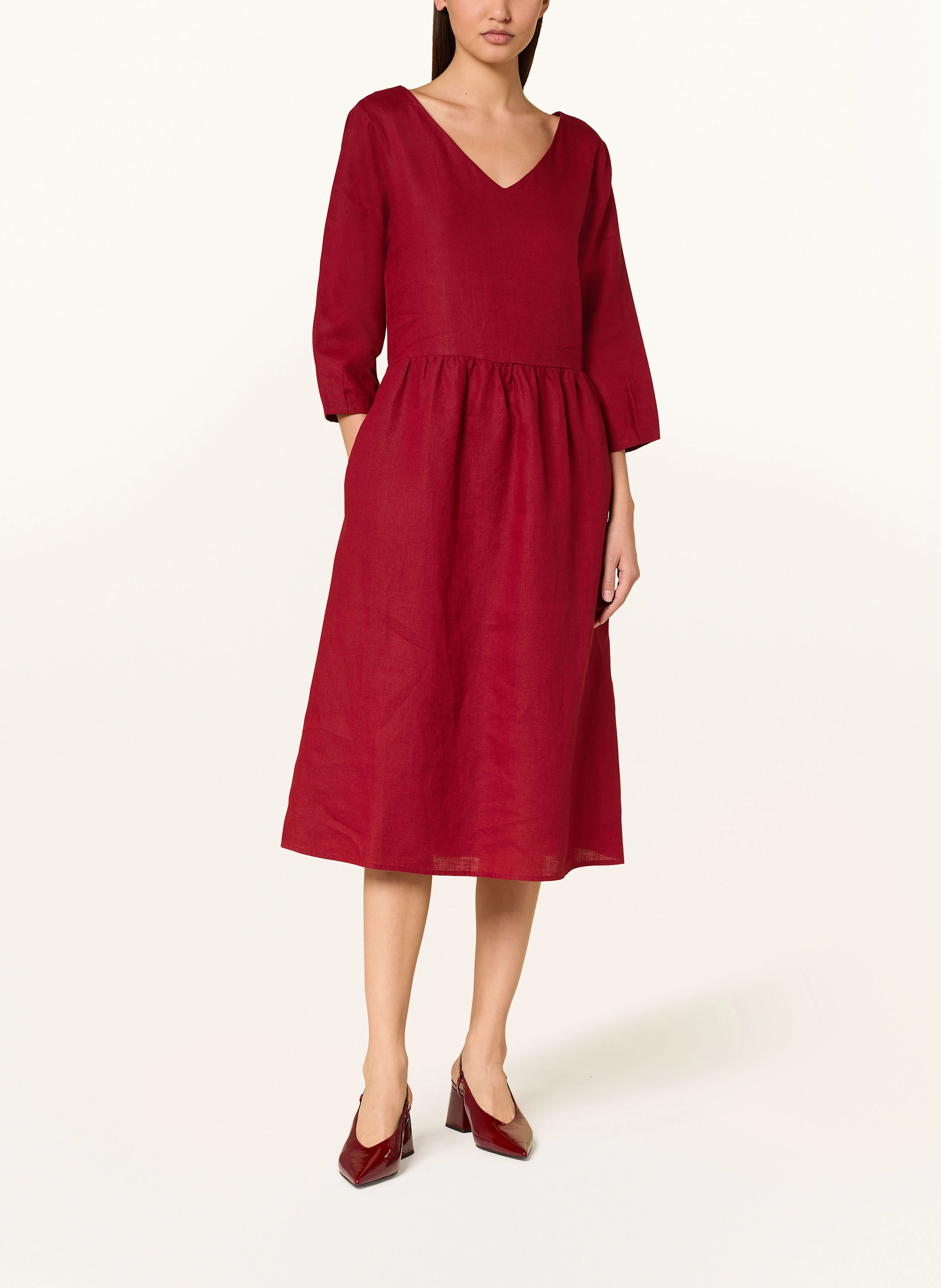 lilienfels Leinenkleid mit 3/4-Arm