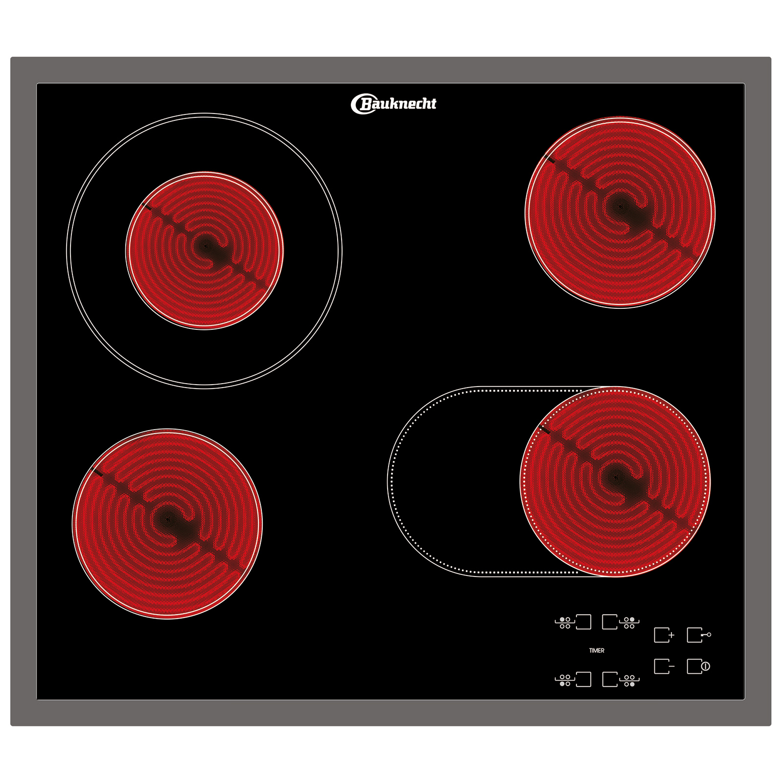 BAUKNECHT Einbau-Kochfeld CTAR 7642 IN - Touch Control