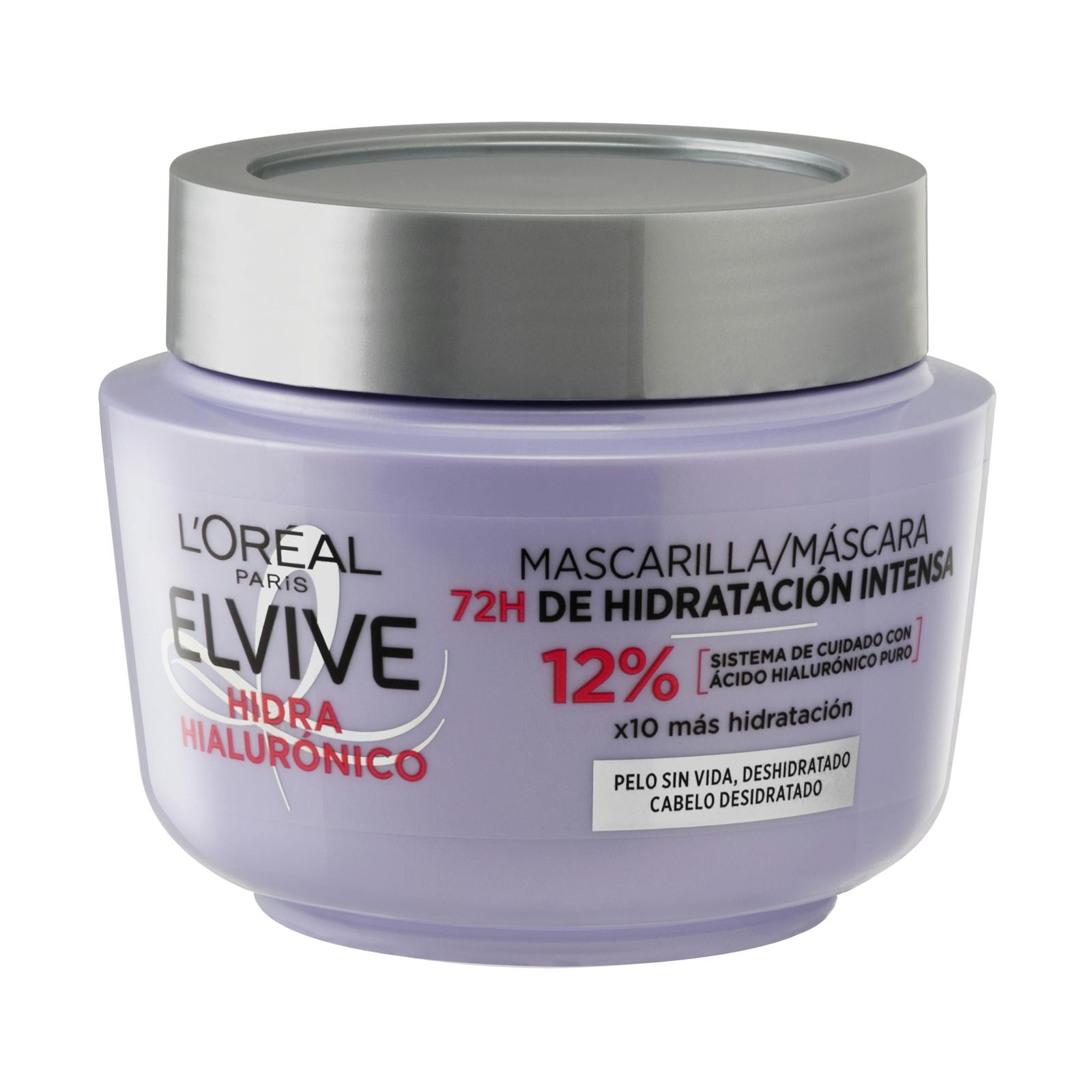 Masque à l'acide hyaluronique Elvive Hydra pour cheveux déshydratés