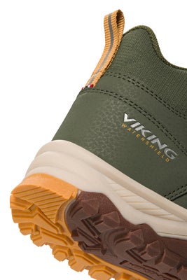 Viking Akkarvik Mid SL WP  Fôrede Sneakers, Green