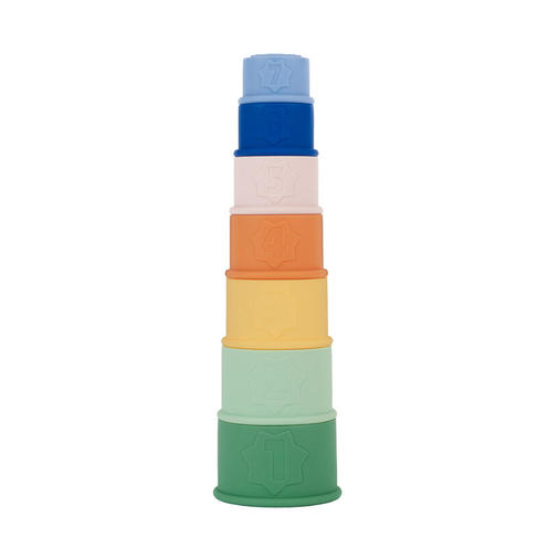 Tasses empilables en silicone - BADABULLE