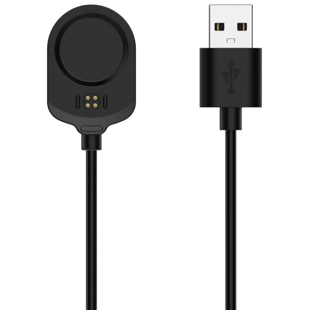 (1m) USB A auf Garmin Rundes Magnetisches Ladekabel - Schwarz