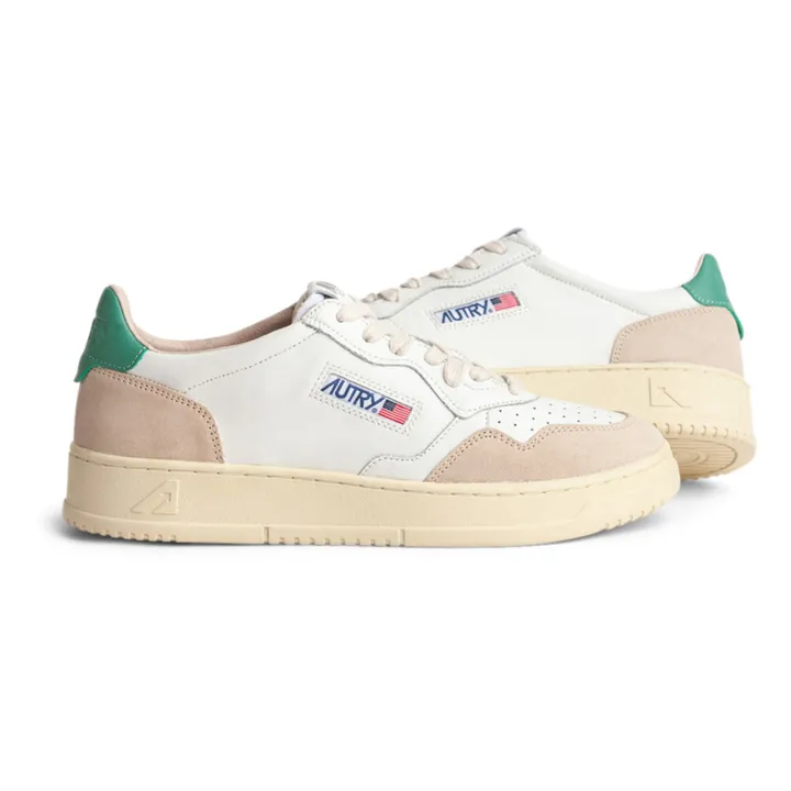 Autry Baskets Medalist Low Cuir/Suède | Vert