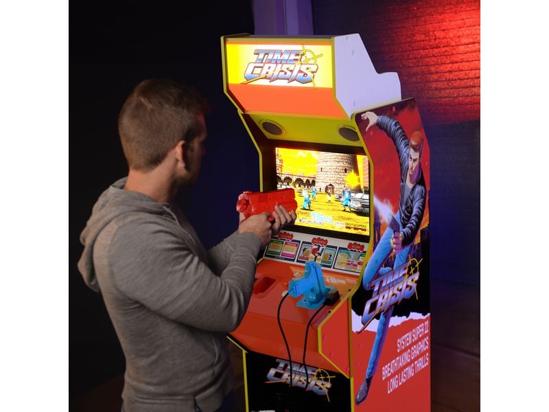 Arcade1Up Arcade-Automat Time Crisis Deluxe Spielautomat mit 4 Spielen aus der Bandai Namco Serie