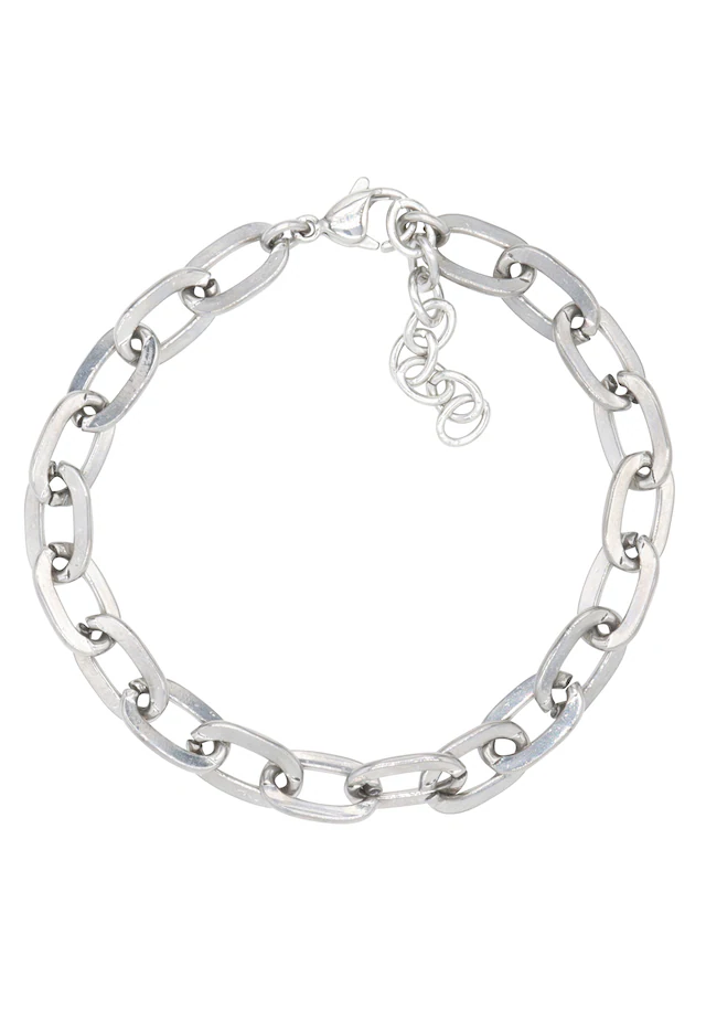 Firetti Edelstahlarmband »Schmuck Geschenk Ankerkettengliederung, 5 mm breit« Made in Germany